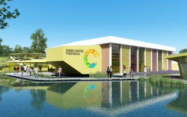 Visual concept of the FAMU BioMakery (exterior view)