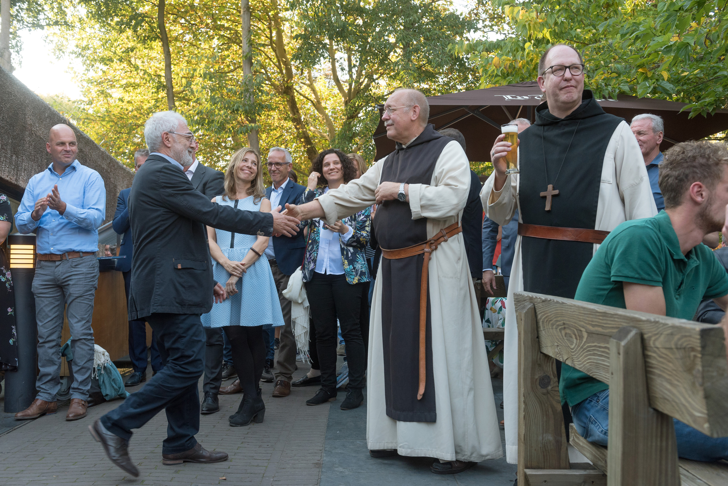 István Kenyeres and Father Isaac